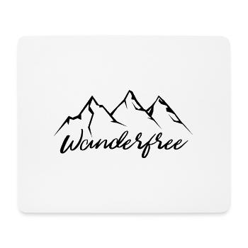 Wanderfree - - Mousepad (Querformat) - Weiß - Vorne