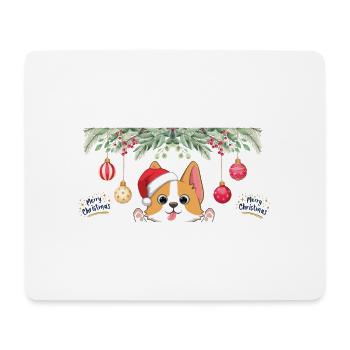 Christmas Chihuahua - Mouse Pad (horizontal) - white - Front