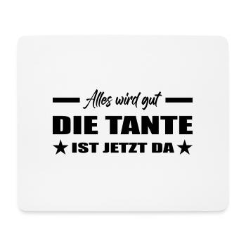 Tante - Mousepad (Querformat) - Weiß - Vorne