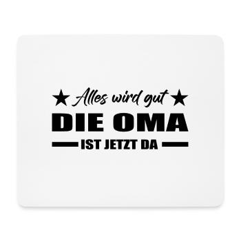 Oma - Mousepad (Querformat) - Weiß - Vorne