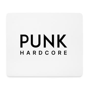 Hardcore punk - Mouse Pad (horizontal) - white - Front