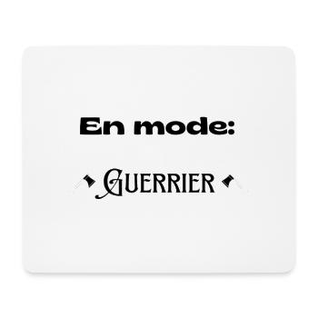 En mode guerrier - Tapis de souris (format paysage) - blanc - Devant