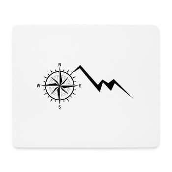 Compass - Mountain - (9) - Mouse Pad (horizontal) - white - Front