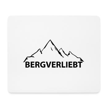Bergverliebt - (5) - Mousepad (Querformat) - Weiß - Vorne