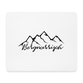 Bergnarrisch - (3) - Mousepad (Querformat) - Weiß - Vorne