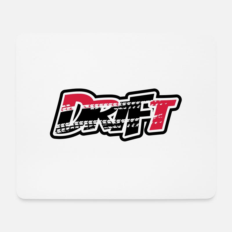 Drift Motorsport Hooning - Mousepad (Querformat) - Weiß