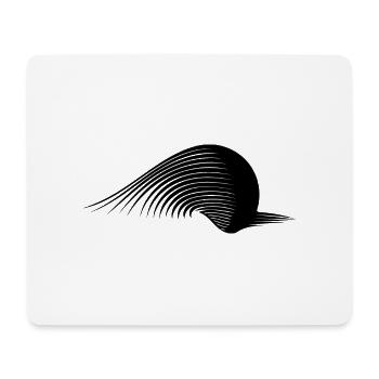 Gravitational field point in space-time mass - Mouse Pad (horizontal) - white - Front