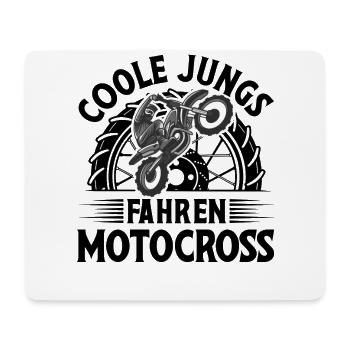 Motocross - Mousepad (Querformat) - Weiß - Vorne