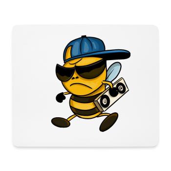 Bee Dj Cool - Mouse Pad (horizontal) - white - Front