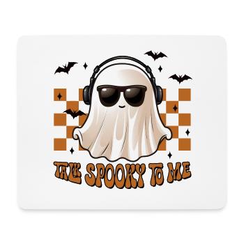 Halloween Talk Spooky To Me - Tapis de souris (format paysage) - blanc - Devant