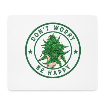Cannabis Marijuana Weed Smoking - Mouse Pad (horizontal) - white - Front
