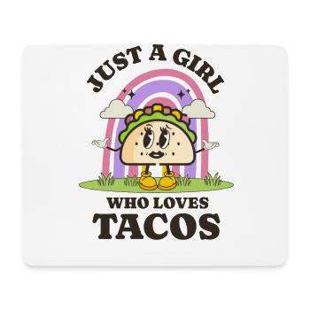 Taco - Mousepad (Querformat) - Weiß - Vorne