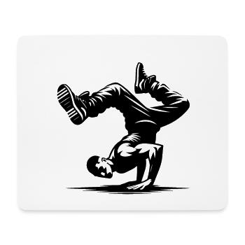 Breakdancing - Mouse Pad (horizontal) - white - Front