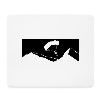 Mountain - Paragliding - (16) - Mouse Pad (horizontal) - white - Front