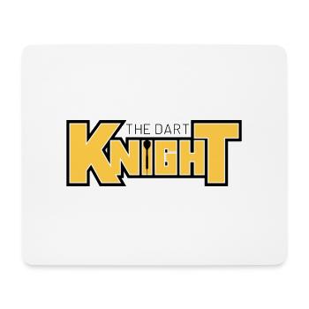 Le lettrage Dart Knight - Tapis de souris (format paysage) - blanc - Devant