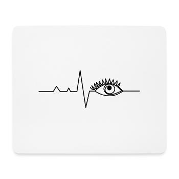 Augenoptiker Optiker Augenarzt - Mousepad (Querformat) - Weiß - Vorne