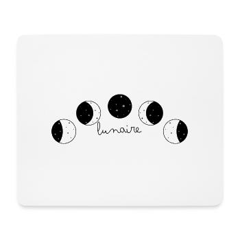 "Lunar" T-Shirt| Teen Geschenkidee - Mousepad (Querformat) - Weiß - Vorne