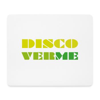 DISCO verme (Entdecke mich) - Mousepad (Querformat) - Weiß - Vorne