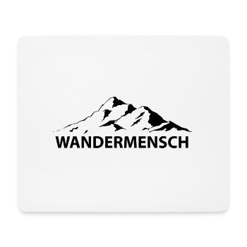 Wandermensch - (6) - Mousepad (Querformat) - Weiß - Vorne