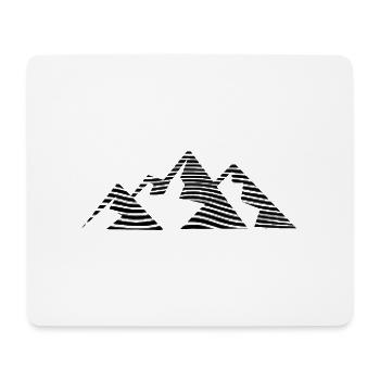 Montagne - (8) - Tapis de souris (format paysage) - blanc - Devant