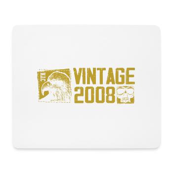 Vintage 2008 Retro Anniversary Gift 2008 - Mouse Pad (horizontal) - white - Front