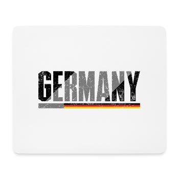 Drapeau de l’Allemagne - Tapis de souris (format paysage) - blanc - Devant