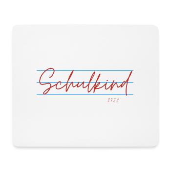 Schulkind - Mousepad (Querformat) - Weiß - Vorne