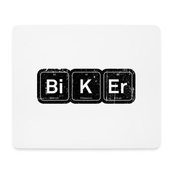 Biker Elements: Periodic Tee - Mouse Pad (horizontal) - white - Front