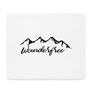 Wanderfree - (2) - Mousepad (Querformat) - Weiß - Vorne