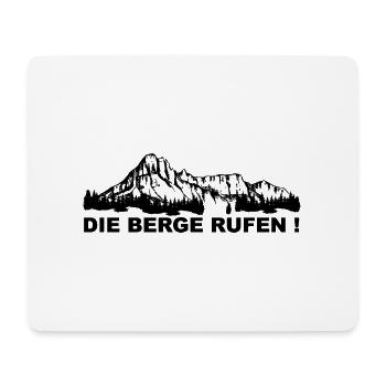 The mountains are calling - (5) - Mouse Pad (horizontal) - white - Front