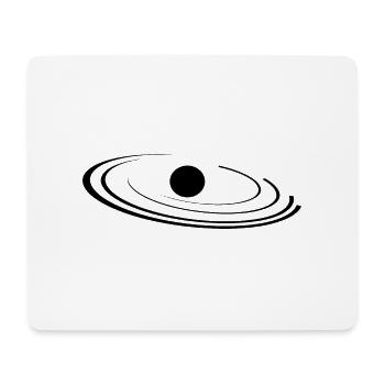 Planètes théoriques en orbite autour du Soleil - Tapis de souris (format paysage) - blanc - Devant