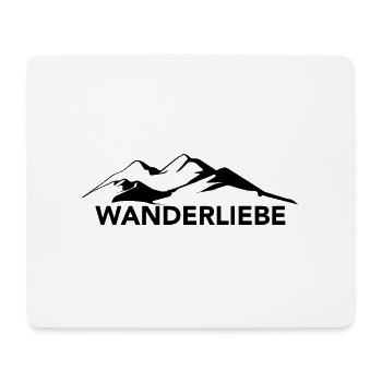 Wanderliebe - (5) - Mousepad (Querformat) - Weiß - Vorne