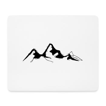 Berg - (28) - Mousepad (Querformat) - Weiß - Vorne