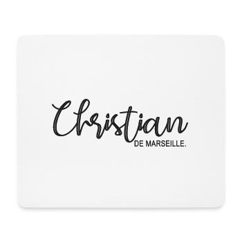 Christian de Marseille Gift T shirt christian - Mouse Pad (horizontal) - white - Front