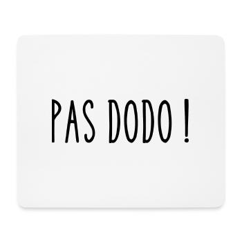 pas dodo - Tapis de souris (format paysage) - blanc - Devant