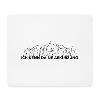 Ich Kenn Da Ne Abkurzung - - Mousepad (Querformat) - Weiß - Vorne