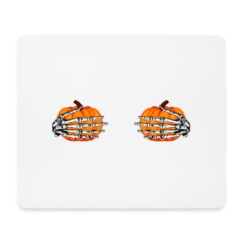 Pumpkin Skeleton Hands - Mouse Pad (horizontal) - white - Front