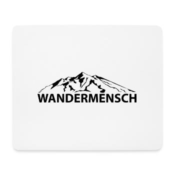 Wandermensch - (10) - Mousepad (Querformat) - Weiß - Vorne