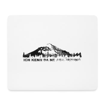 Ich Kenn Da Ne Abkurzung - (2) - Mousepad (Querformat) - Weiß - Vorne