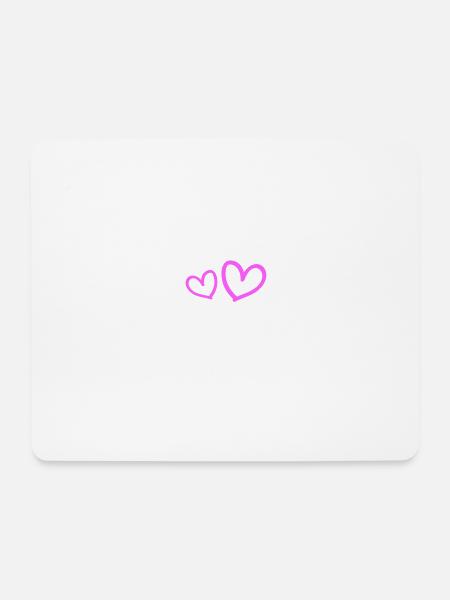 Married Hochzeit Herz - Mousepad (Querformat) - Weiß