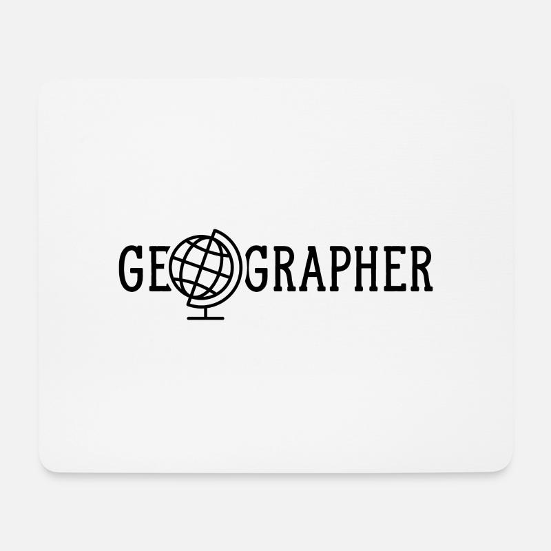 Geograf Erdkunde Geograph Geographie Geografie - Mousepad (Querformat) - Weiß