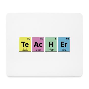 Lehrer-Element - Mousepad (Querformat) - Weiß - Vorne