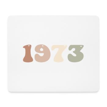 1973 - Mousepad (Querformat) - Weiß - Vorne