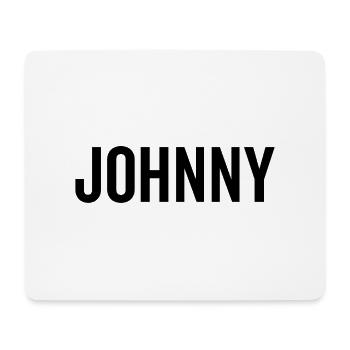 Johnny Custom Name Schriftart Text Geburtstag - Mousepad (Querformat) - Weiß - Vorne