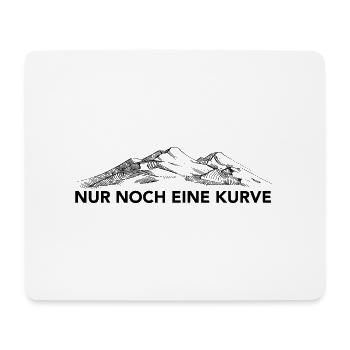 Nur Noch Eine Kurve - (9) - Mousepad (Querformat) - Weiß - Vorne