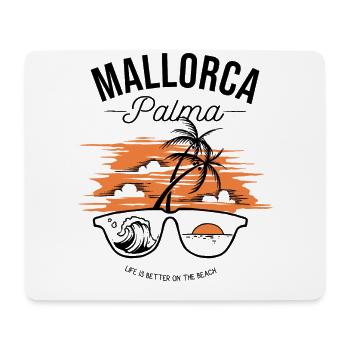 Majorque "Palma" - Tapis de souris (format paysage) - blanc - Devant