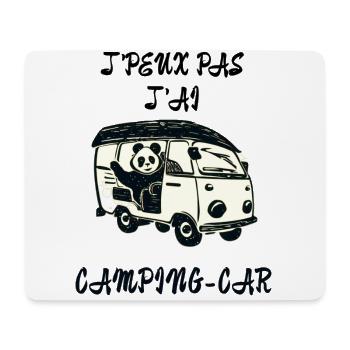 J'peux pas j'ai Camping-car - Tapis de souris (format paysage) - blanc - Devant