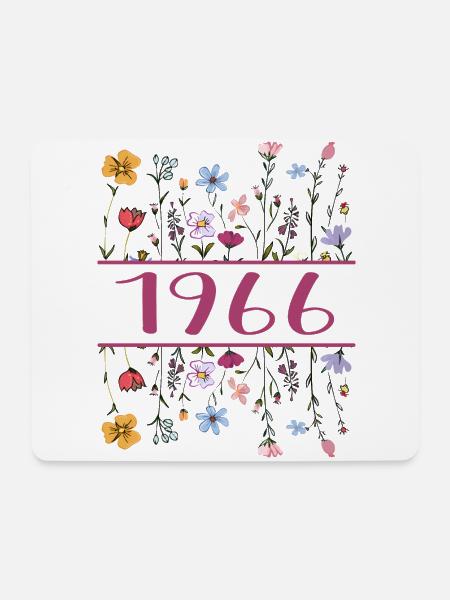 1966 Legendär Seit 1966 Geburtstag 1966 Frauen - Mousepad (Querformat) - Weiß