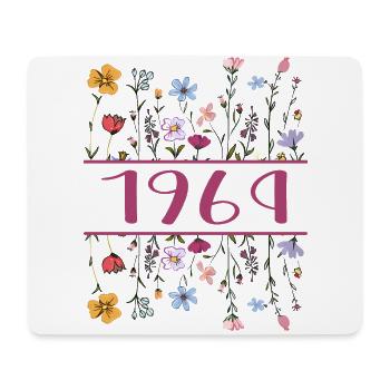1964 Legendary Since 1964 Birthday 1964 Women - Mouse Pad (horizontal) - white - Front