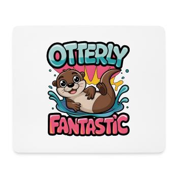 Otterly Fantastisch - Mousepad (Querformat) - Weiß - Vorne